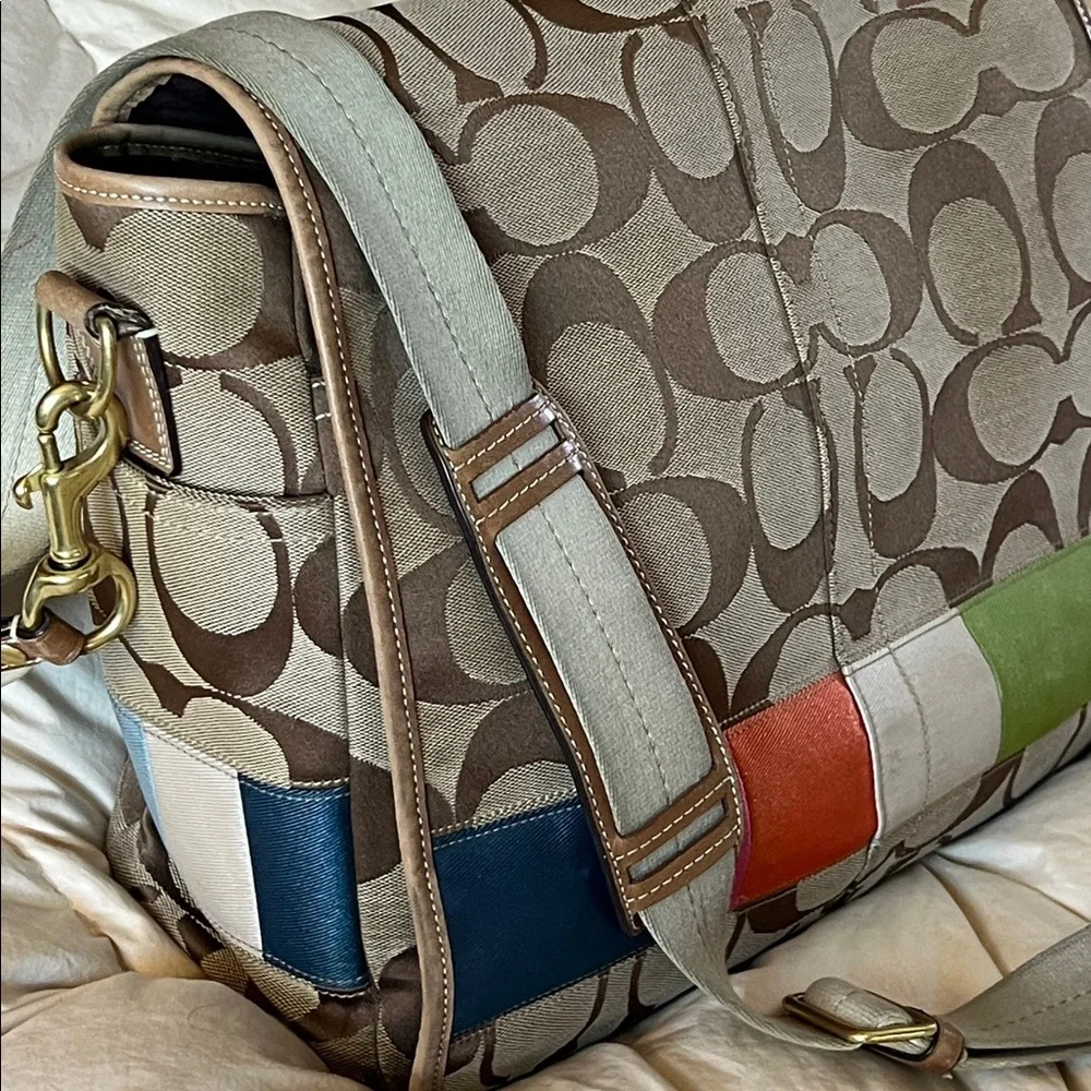 Vintage Coach Legacy Large Laptop Case Bag